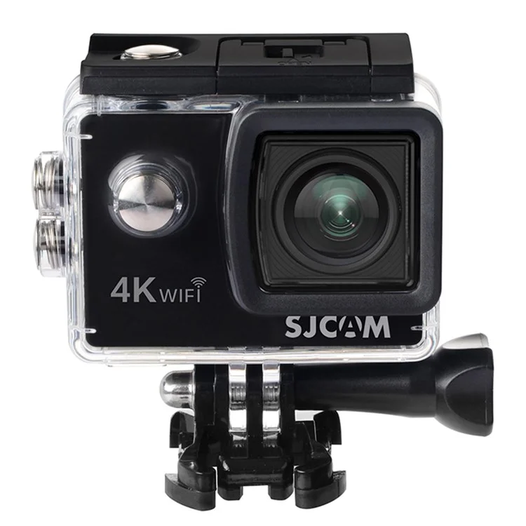 SJCAM SJ4000 AIR HD 4K Caméra d'action WiFi intelligente étanche à 30 m pour sports de plein air avec écran 2.0 pouces - Noir 