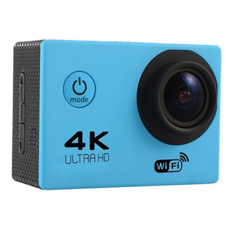 SJ4000 SD3H-2 Cámara deportiva 4K 30FPS WiFi Ultra HD con carcasa impermeable - Azul 