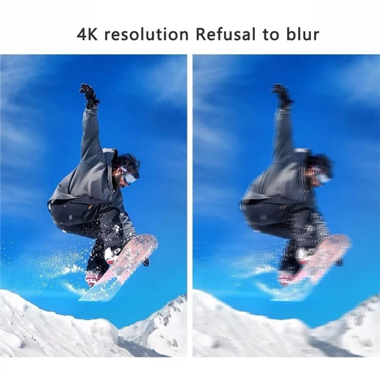 SJ4000 SD3H-2 4K 30FPS WiFi Action Camera Ultra HD Extreme Sports DV Camera with Waterproof Case - Rose