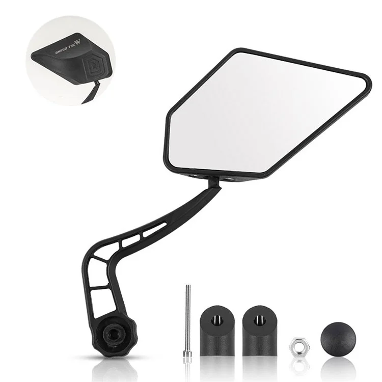 WEST BIKING YP07200240 1Pc HD 360 Degree Rotate Handlebar Rearview Mirror Bicycle Rear View Mirror - Right