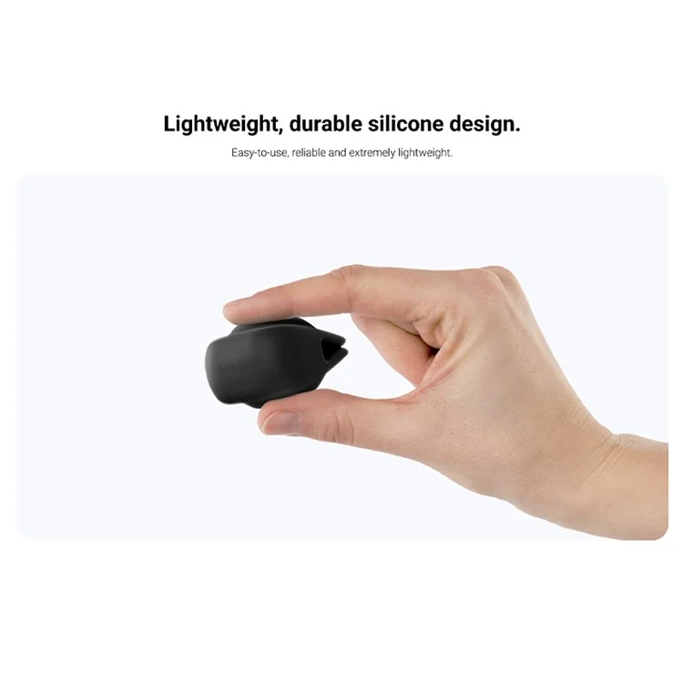 Anti-scratch Lens Cover for Insta360 X3 Panoramic Camera, Dust-proof Soft Silicone Lens Cap