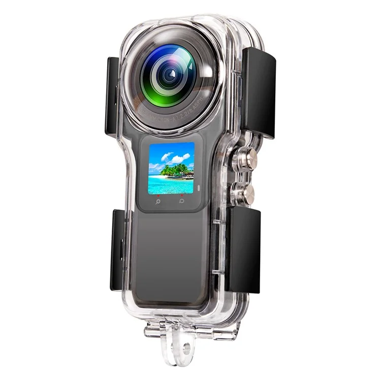 Wasserdichtes Gehäuse Für Insta360 One rs 1-zoll Leica Panoramic Camera 40 m Unterwasser-tauch-schutzhülle Mit Klammerzubehör