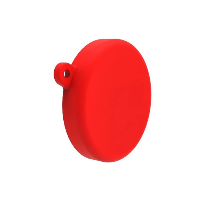 For DJI Osmo Action3 Silicone Case Camera Anti-drop Protective Sleeve with Lens Cover - Red