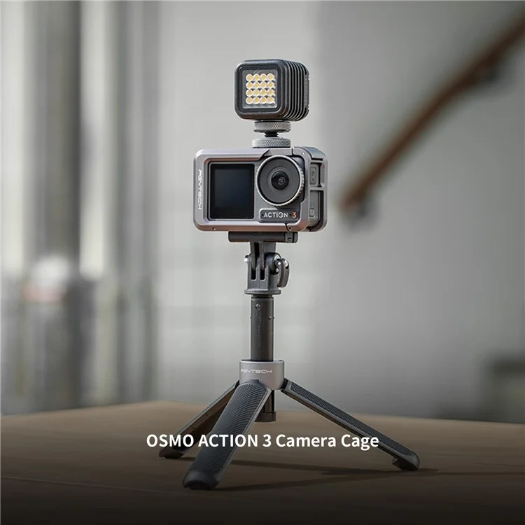 Pgytech P-32C-020 Camera Cage Для DJI Osmo Action 3 Алюминиевый Сплав Защитный Корпус