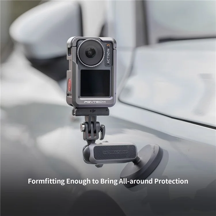 Pgytech P-32C-020 Camera Cage Для DJI Osmo Action 3 Алюминиевый Сплав Защитный Корпус