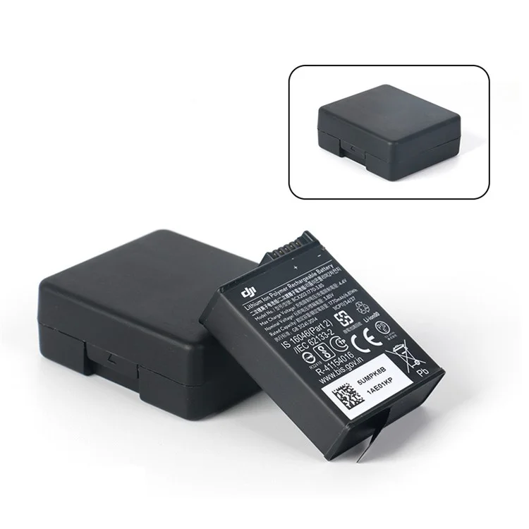 2Pcs Battery Storage Case for DJI Osmo Action 3 / Action 4 Action Camera Accessories Protective Box