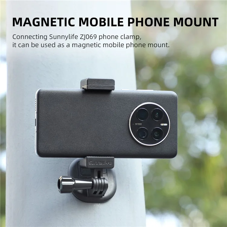SUNNYLIFE ZJ554 Magnetic Chest Neck Bracket Strap First Person Shooting Neck Holder for Sports Camera