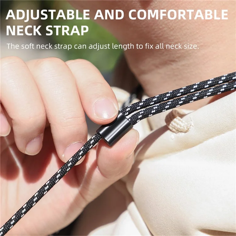 SUNNYLIFE ZJ554 Magnetic Chest Neck Bracket Strap First Person Shooting Neck Holder for Sports Camera