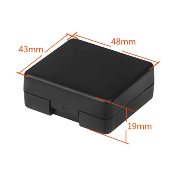 For DJI Osmo Action 3 / Action 4 Battery Storage Box Lens Cover Tempered Glass Screen Protector Set