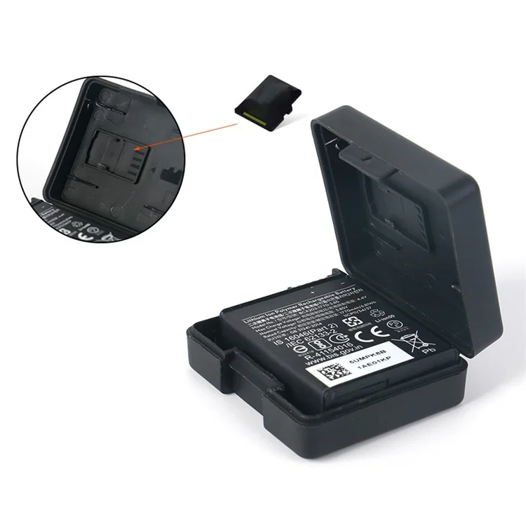 For DJI Osmo Action 3 / Action 4 Battery Storage Box Lens Cover Tempered Glass Screen Protector Set