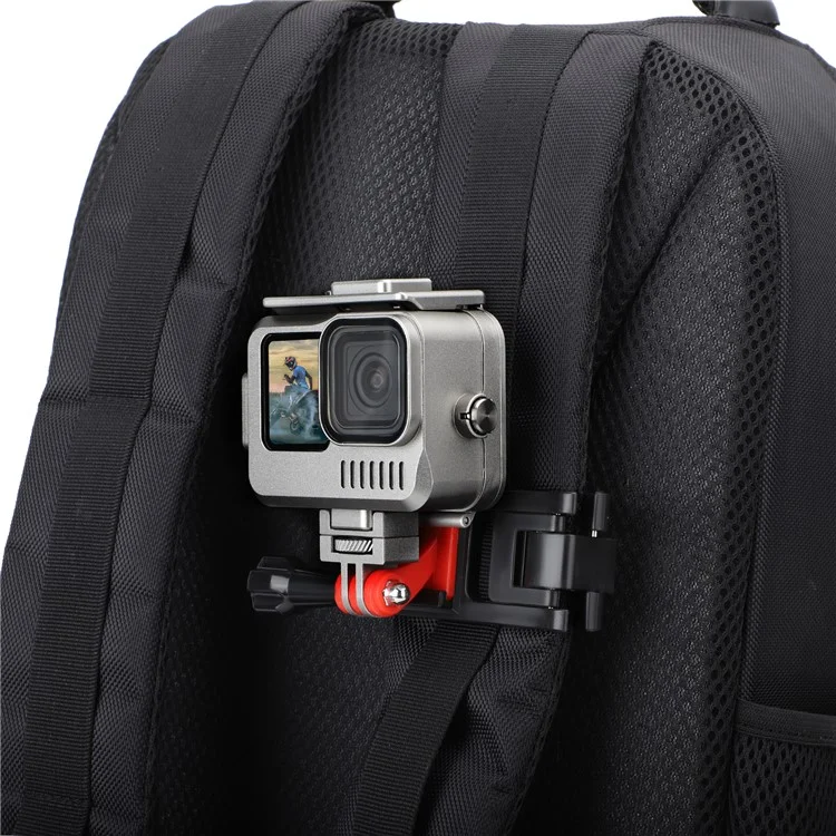SUNNYLIFE GO-FS563 Pour GoPro Hero 9 / 10 / 11 Boîtier Étanche en Alliage d'Aluminium Anti-Rayures et Protecteur