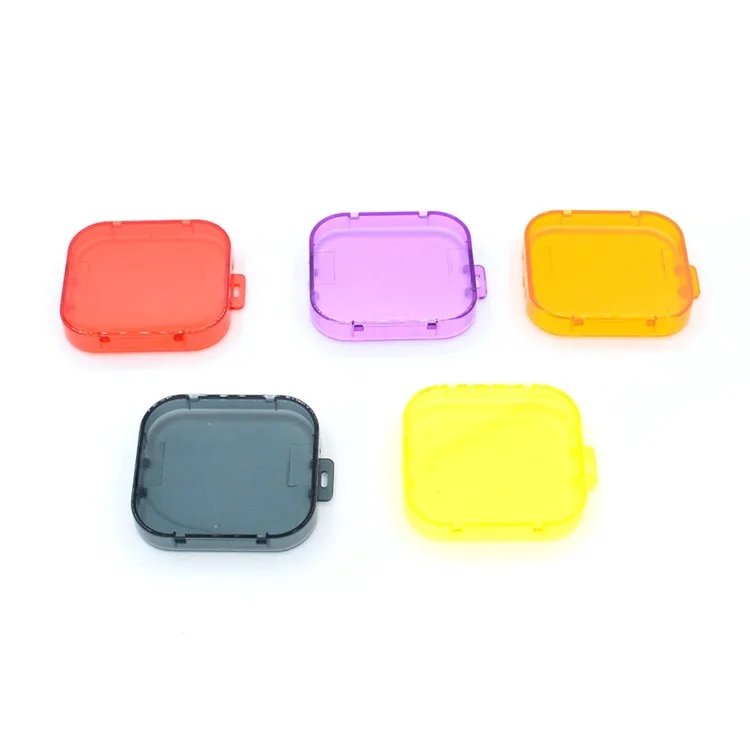 Lens Protective Cap Waterproof Case for GoPro Hero 11 Black Mini Action Camera , Anti-scratch PC Lens Cover - Purple