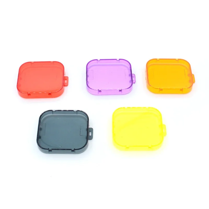 Lens Protective Cap Waterproof Case for GoPro Hero 11 Black Mini Action Camera , Anti-scratch PC Lens Cover - Grey