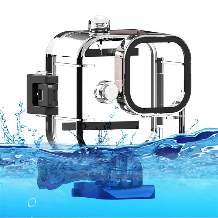 Wasserdichtes Gehäuse für GoPro Hero 11 Black Mini Action-Kamera, PC-Edelstahlgehäuse mit Anti-Drop-Funktion für Unterwasseraufnahmen