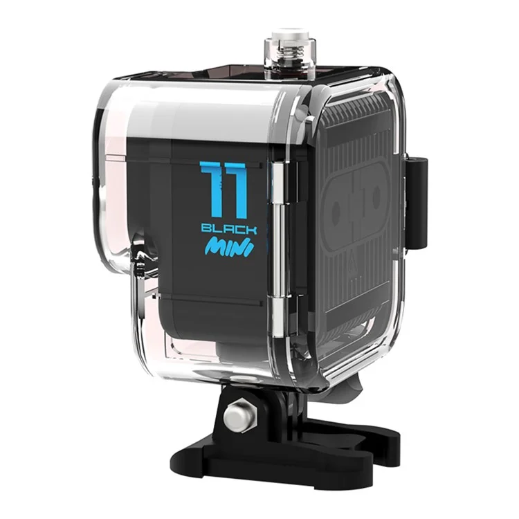 Wasserdichtes Gehäuse für GoPro Hero 11 Black Mini Action-Kamera, PC-Edelstahlgehäuse mit Anti-Drop-Funktion für Unterwasseraufnahmen