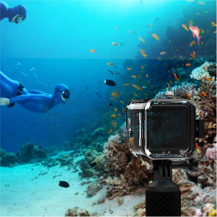 Caso Impermeable Para GoPro Hero 11 Black Mini Action Camera, Case de Cámara Submarina Anti-drop de Acero Inoxidable Para PC