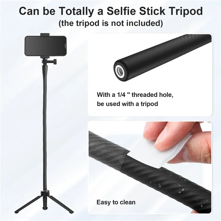 Telesin TE-FM-003 Flexible Schießklasse Telefon Action Kamera Halter Vlogging Selfie Stick Ständer