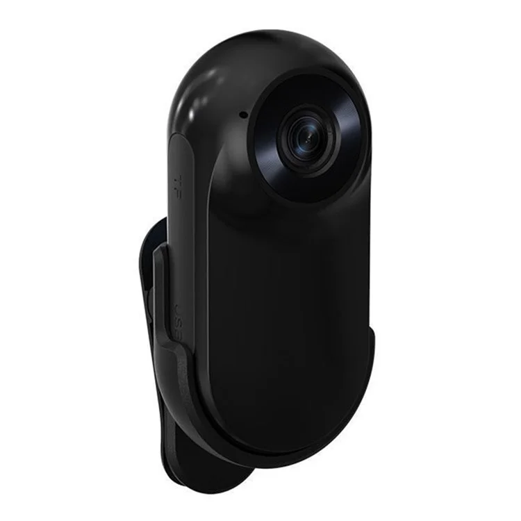 A100 Thumb Camera HD 1080P Mini Action Kamera Fahrrad Anti-Shake Magnetisch Wasserdicht Sportkamera (Ohne TF-Karte) - Schwarz