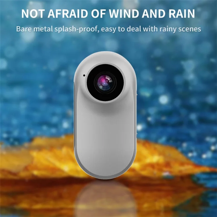 A100 Thumb Camera HD 1080P Mini Action Kamera Fahrrad Anti-Shake Magnetisch Wasserdicht Sportkamera (Ohne TF-Karte) - Schwarz