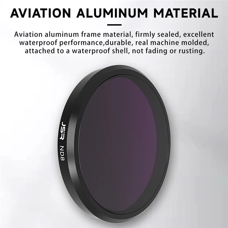 JUNESTAR JSR-1030-19 3-in-1 Filter Set with CPL+ND8+ND16 for Insta360 GO 3 Action Camera Multi-Layer Coated Diving Filter