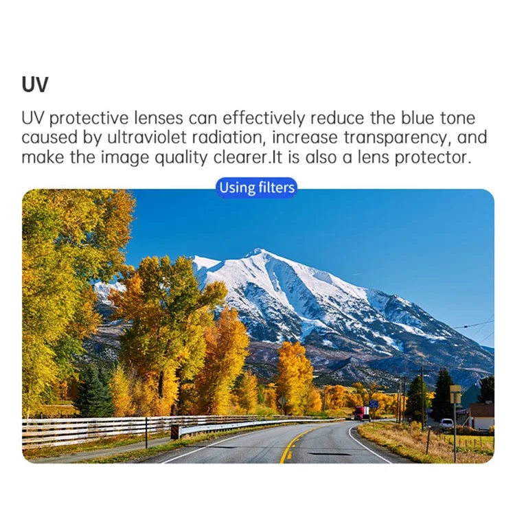 JUNESTAR JSR-1030-01 MRC-UV Filter for Insta360 GO 3 Action Camera Lens Multi-Coated Filter
