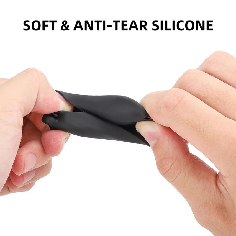 SUNNYLIFE IST-BHT594 para Insta360 GO 3 Funda Protectora de Silicona para Cuerpo de Cámara con Cubierta de Lente y Cordón - Negro