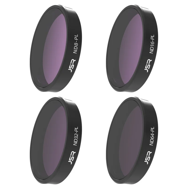 JUNESTAR JSR-1013-20 KB-4IN1 For DJI Osmo Action 4 / 3 Optical Glass Filter ND8-PL / ND16-PL / ND32-PL / ND64-PL Lens Filter
