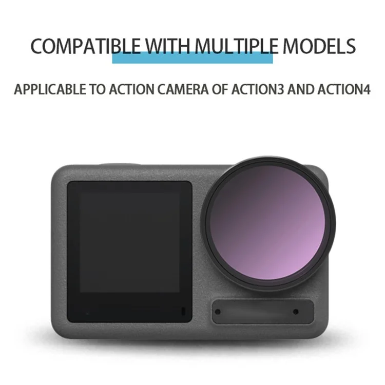 JUNESTAR JSR-1013 Для замены фильтра DJI Osmo Action 4 / 3 Camera Фотографический аксессуар - ND8-PL