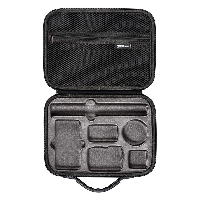STARTRC 1126174 Carrying Case for DJI Action 4 , PU Travel Portable Storage Bag with Shoulder Strap - All-round Set