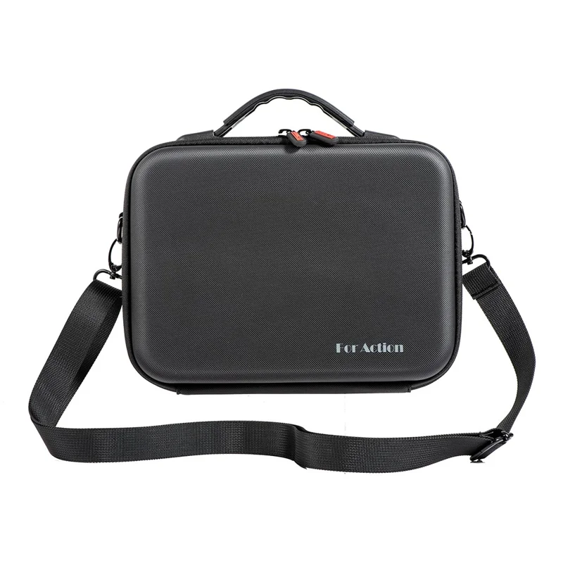STARTRC 1126174 Carrying Case for DJI Action 4 , PU Travel Portable Storage Bag with Shoulder Strap - All-round Set