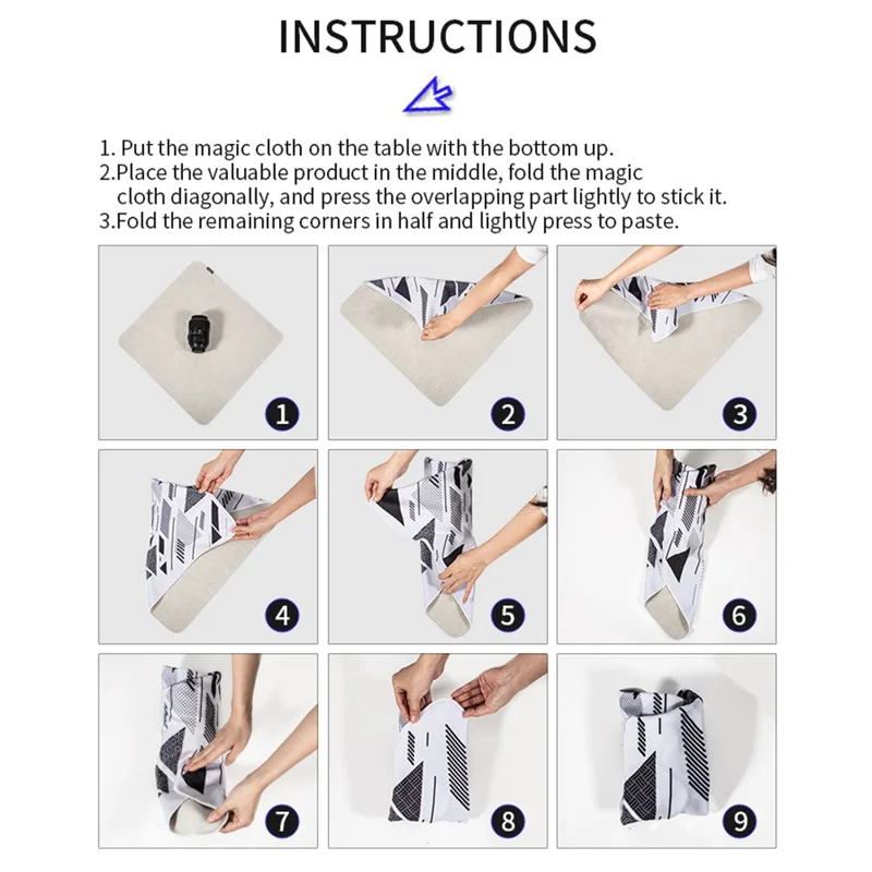 STARTRC 1124651 Self-Adhesive Camera Wrap Bag Foldable Lens Cover Protective Cloth for DJI Mavic 3 Pro / Canon / FUJIFILM