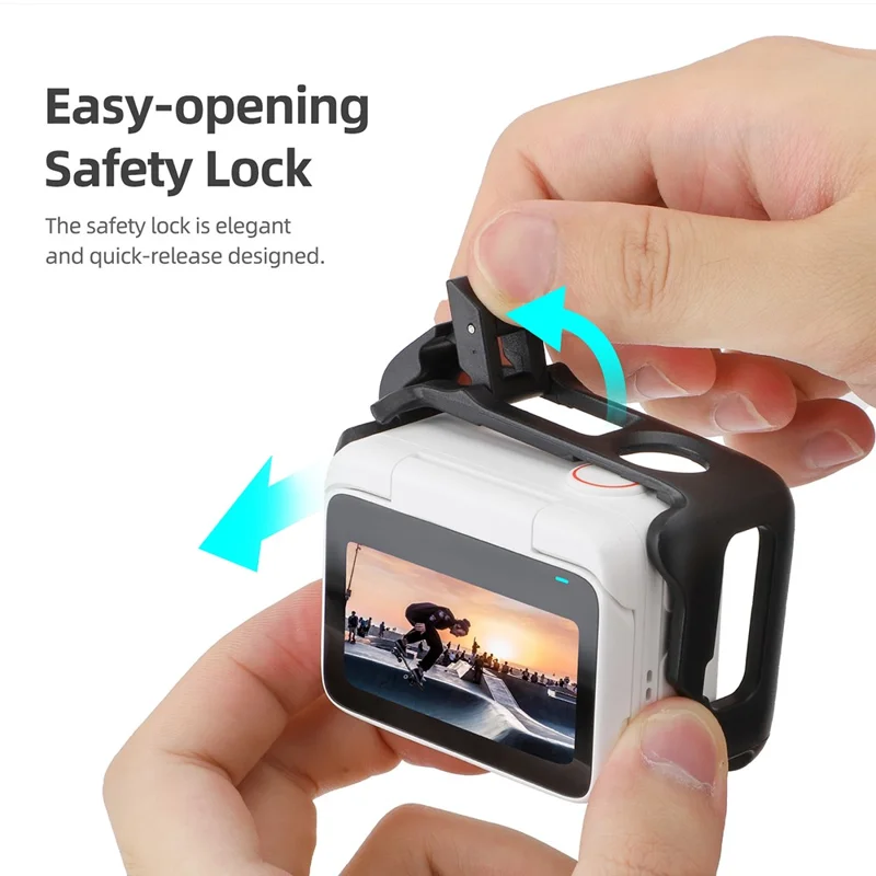 SUNNYLIFE IST-BK665 Cadre de protection pour caméra Insta360 GO 3 Démontage rapide Anti-collision Border