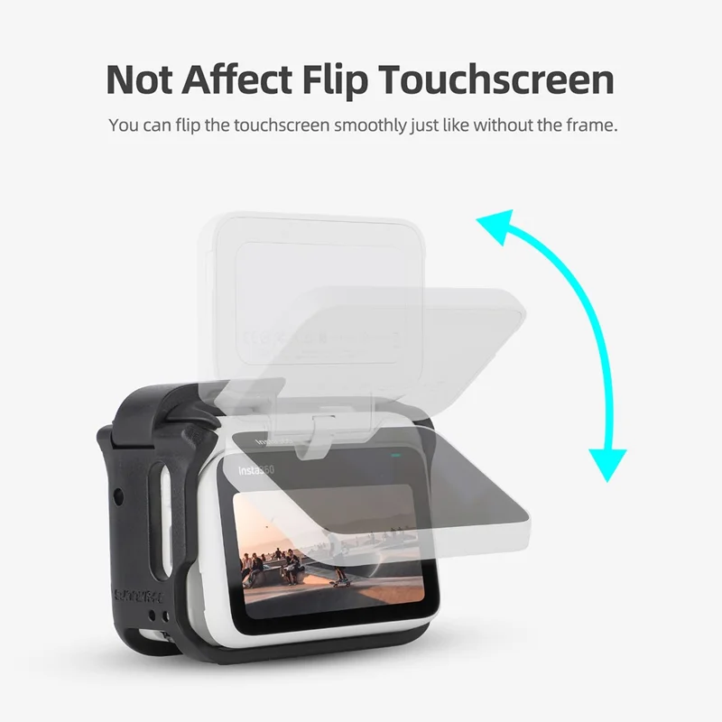 SUNNYLIFE IST-BK665 Cadre de protection pour caméra Insta360 GO 3 Démontage rapide Anti-collision Border