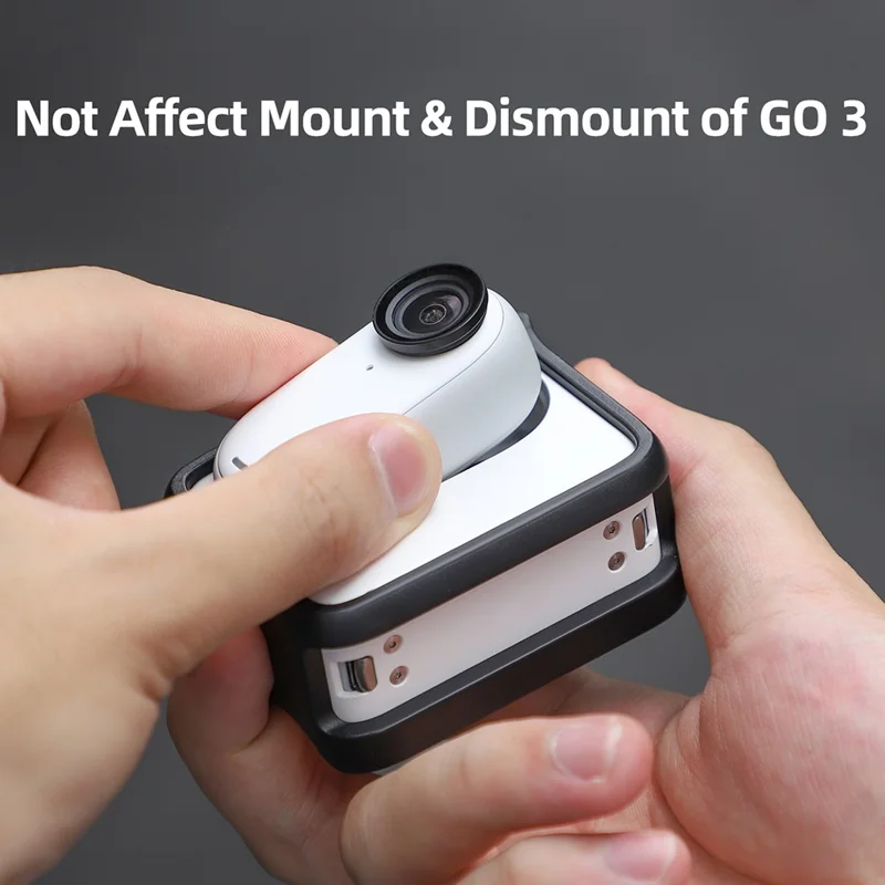 SUNNYLIFE IST-BK665 Cadre de protection pour caméra Insta360 GO 3 Démontage rapide Anti-collision Border