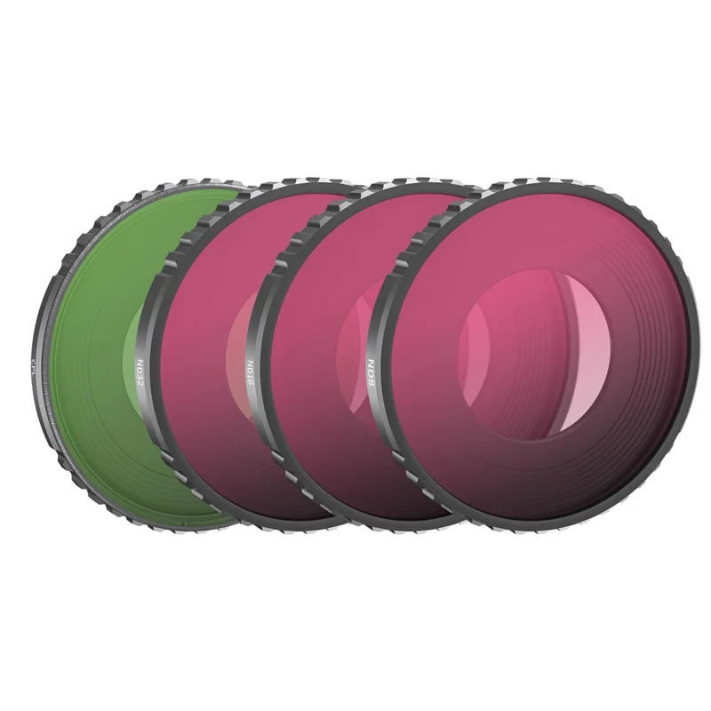 STARTRC 1126884 4Pcs Multi-Layer Coating Filter Set for DJI Action 4 Sports Camera ND8 / 16 / 32 / CPL Lens Filter