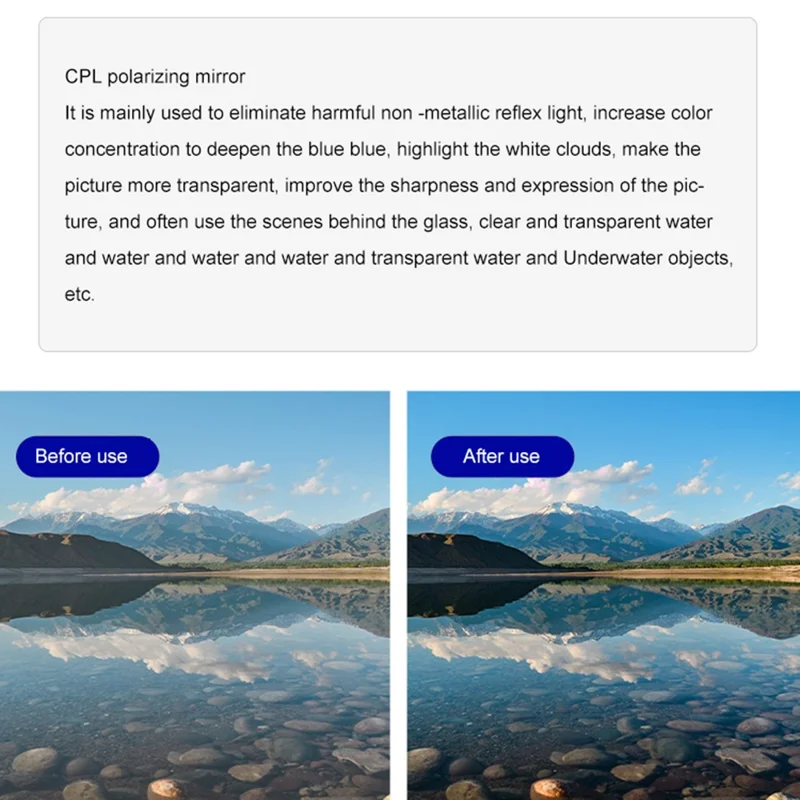 STARTRC 1126884 4Pcs Multi-Layer Coating Filter Set for DJI Action 4 Sports Camera ND8 / 16 / 32 / CPL Lens Filter