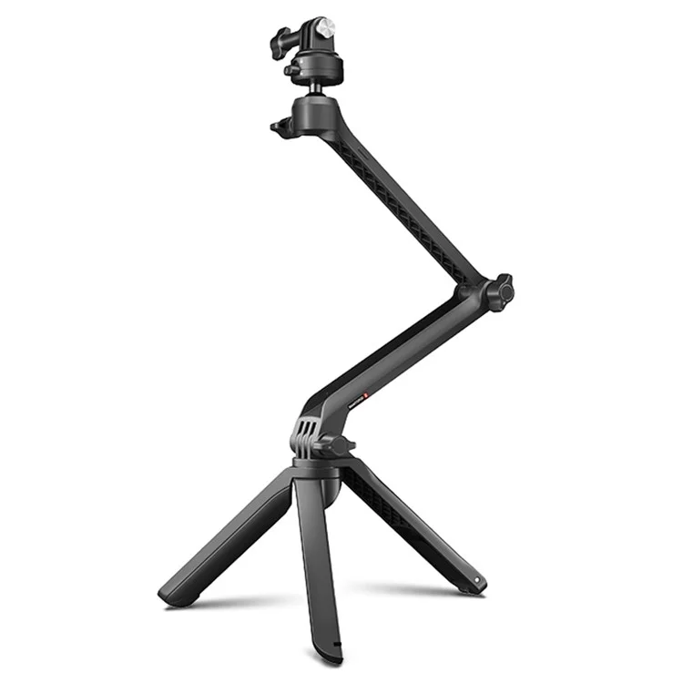PGYTECH P-GM-158 Support trépied pliable 3 en 1 Perche à selfie multifonctions Bras magique pour GoPro / Insta360 / Caméra DJI Action 