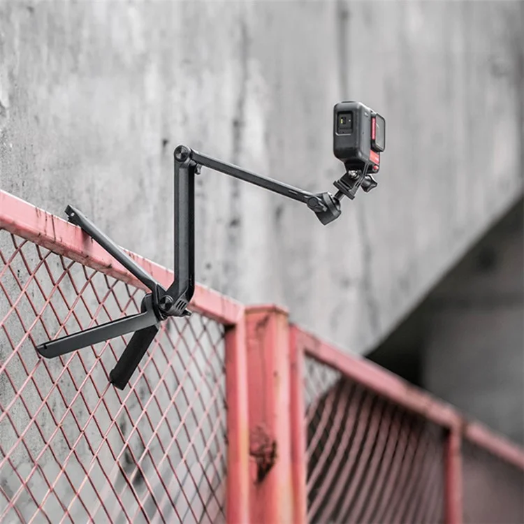 PGYTECH P-GM-158 Support trépied pliable 3 en 1 Perche à selfie multifonctions Bras magique pour GoPro / Insta360 / Caméra DJI Action 