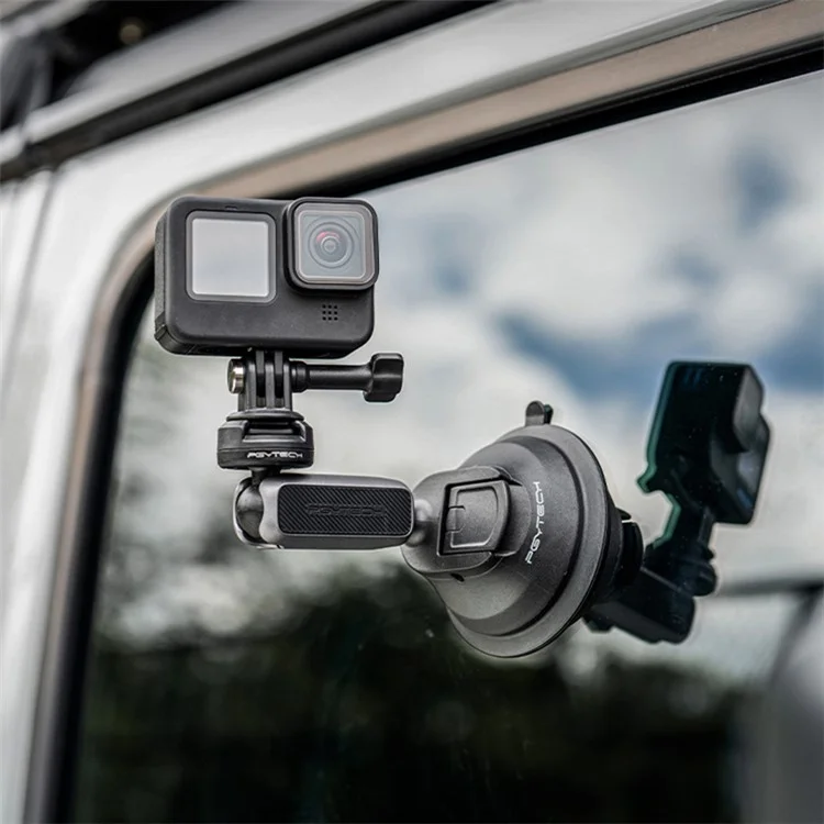 PGYTECH P-GM-223 CapLock Sports Camera Suction Mount Car Windshield Window Bracket Holder for GoPro  /  DJI