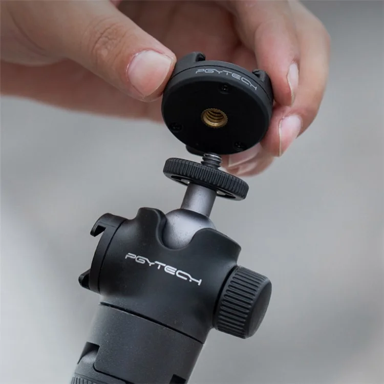 ПГЫТЕК P-CG-141 Комплект крепления для быстрого сброса камеры CapLock с резьбой 1/4 дюйма для GoPro / Insta360 / DJI 
