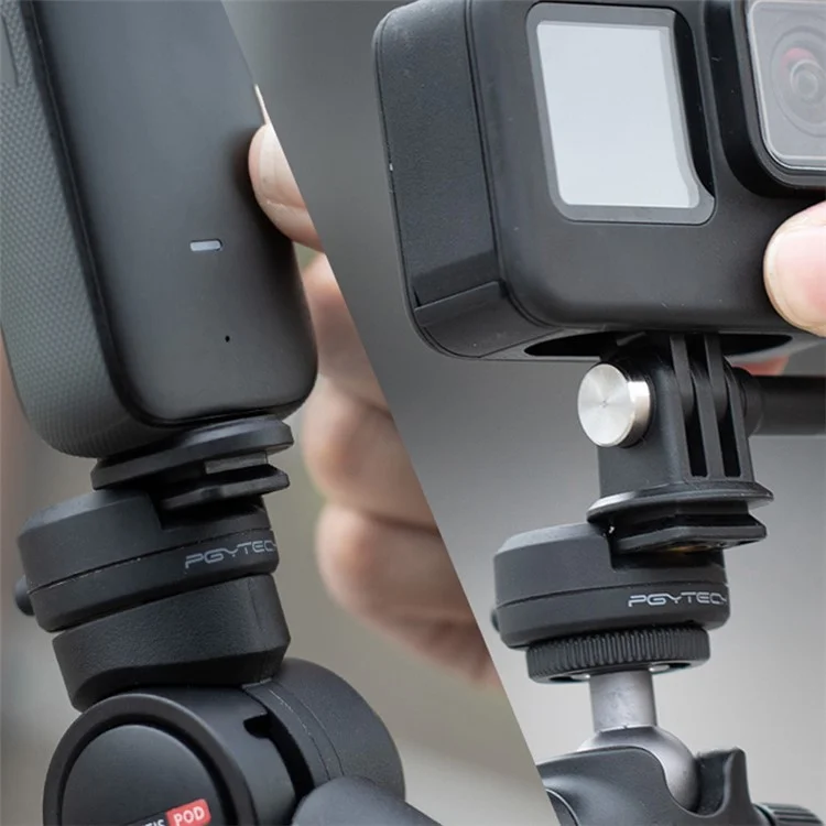 ПГЫТЕК P-CG-141 Комплект крепления для быстрого сброса камеры CapLock с резьбой 1/4 дюйма для GoPro / Insta360 / DJI 