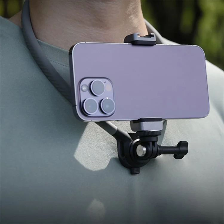 Pgytech P-GM-153 Caplock Cámara Deportiva Montaje de Cabello Selfie Selfie Selfie Video Sin Collar Vlog Soporte Para Cámaras de Acción