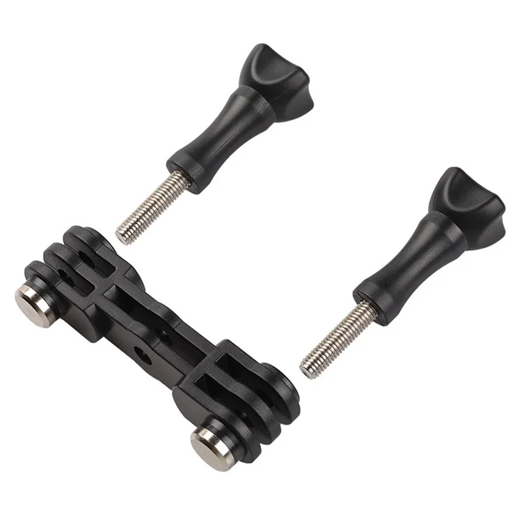 Adattatore per ricarica a doppia testina K6 LED per Xiaoyi, GoPro Hero 4 Action Camera PC Mount Holder