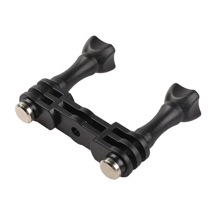 Adattatore per ricarica a doppia testina K6 LED per Xiaoyi, GoPro Hero 4 Action Camera PC Mount Holder