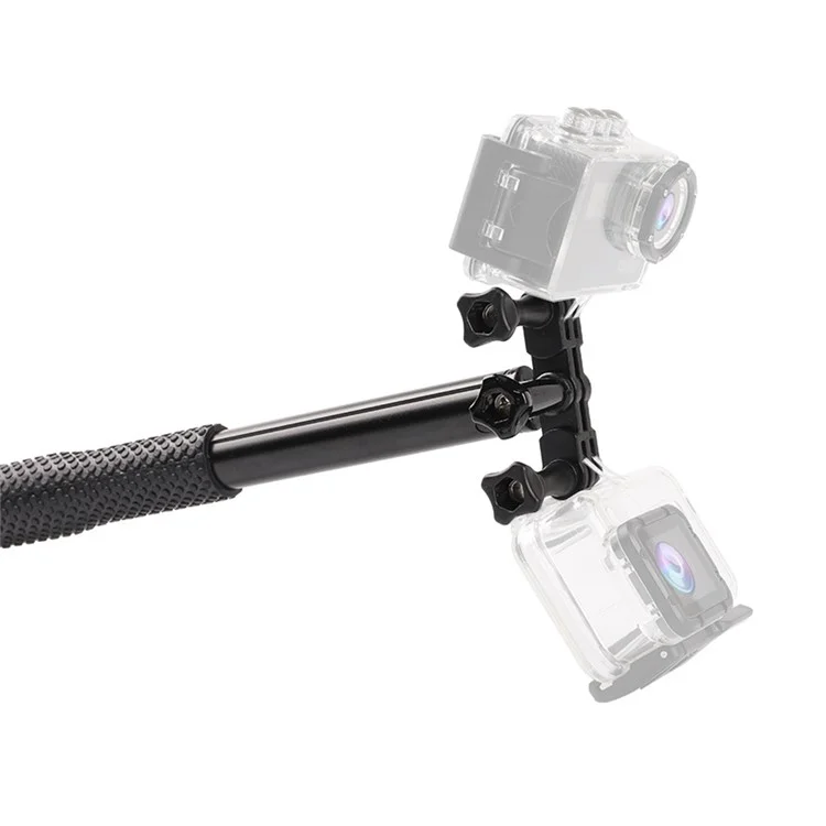 Adattatore per ricarica a doppia testina K6 LED per Xiaoyi, GoPro Hero 4 Action Camera PC Mount Holder