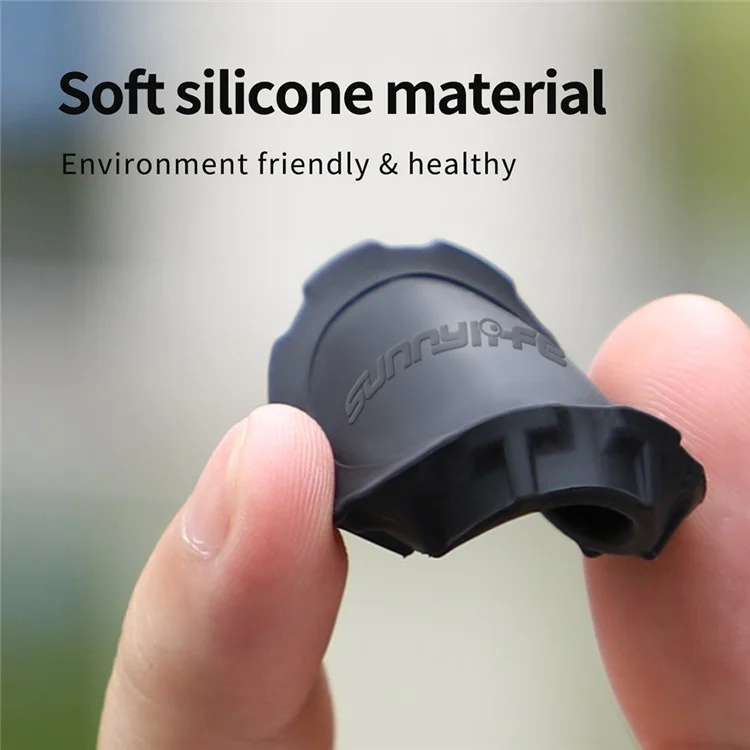 SUNNYLIFE Set da 2 Coperchi Obiettivo in Silicone per DJI Osmo Action 4 / 3 Camera, Copertura Antipolvere per Obiettivo