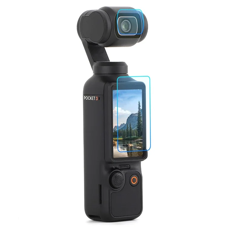 SUNNYLIFE OP3-BHM716 Screen + Lens Tempered Glass HD Film for DJI Osmo Pocket 3 Handheld Camera