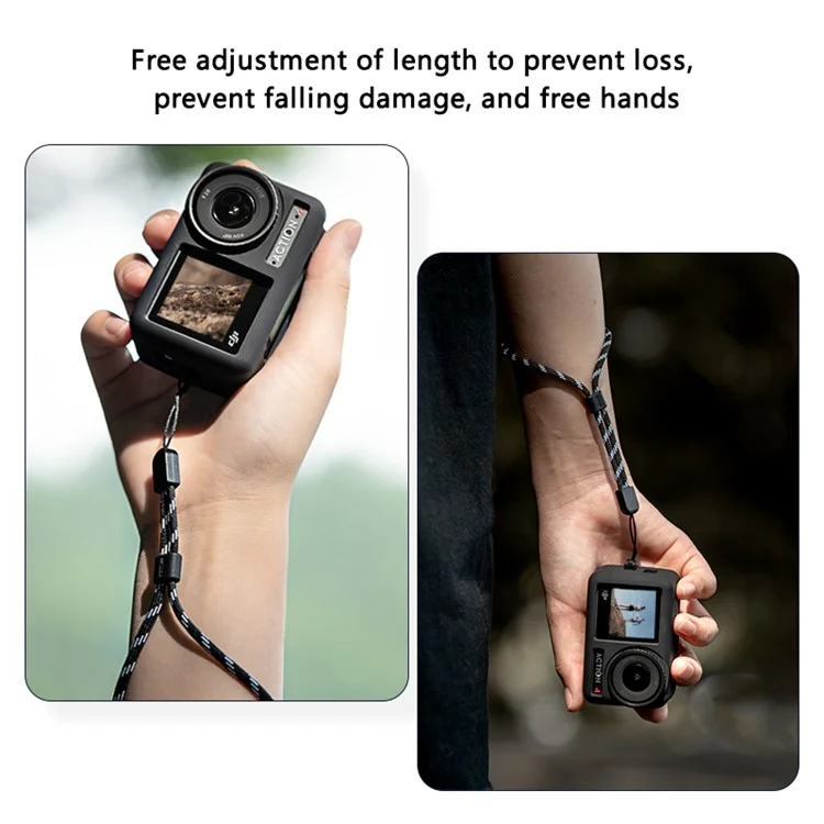 STARTRC 1127805 Pour DJI Osmo Action 4 / 3 Anti-Scratch Camera Protector Sleeve Silicone Case Cover