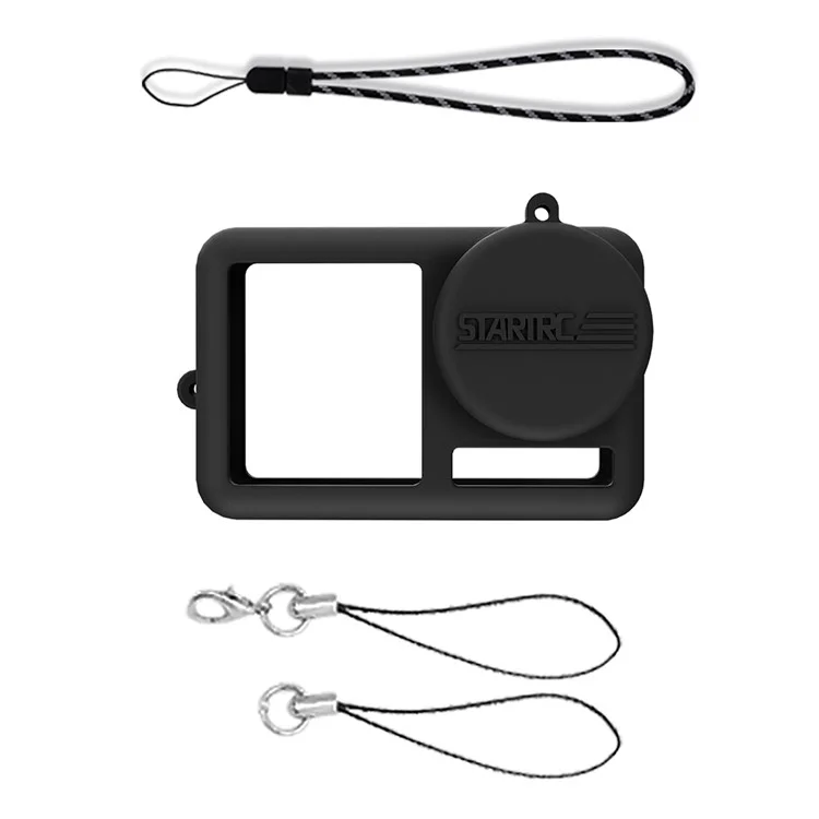 STARTRC 1127805 Pour DJI Osmo Action 4 / 3 Anti-Scratch Camera Protector Sleeve Silicone Case Cover