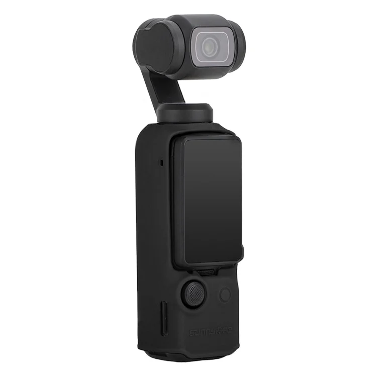 Für DJI Osmo Pocket 3 Kamera Schutzhülle Weiche Silikonhülle Stoßfeste Abdeckung - Schwarz